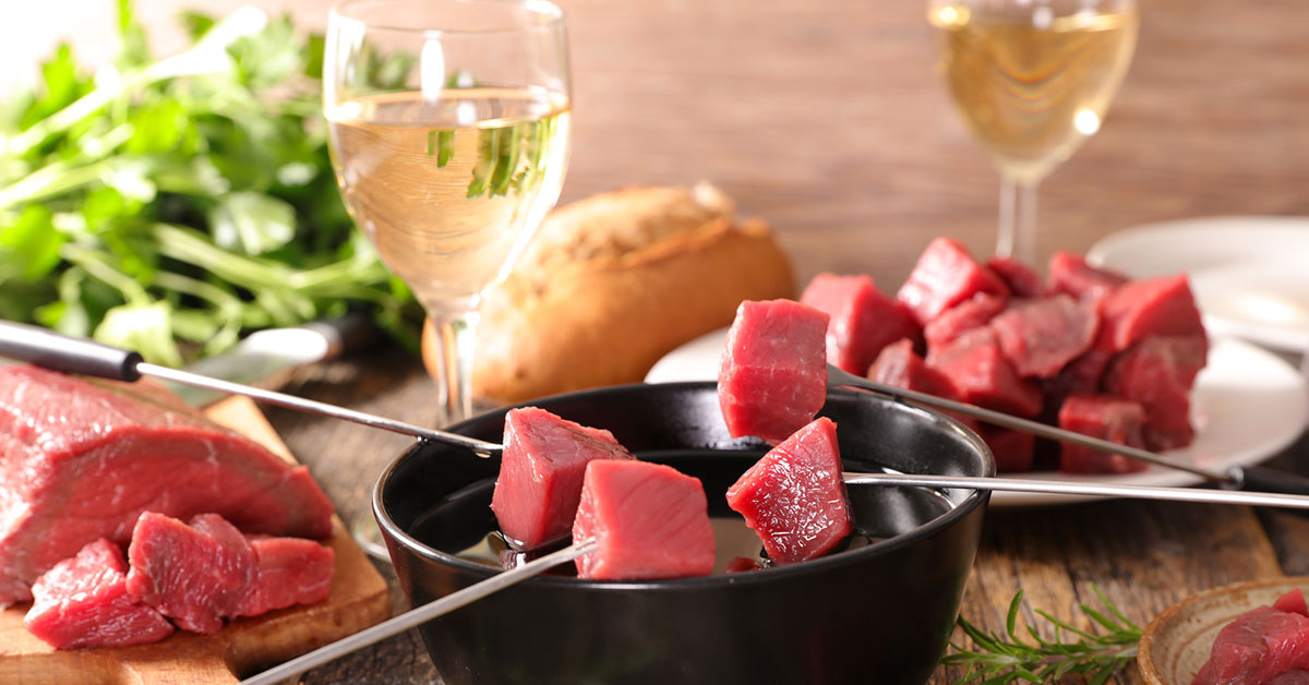 Fleischplatte für Fondue Bourguignonne online bestellen